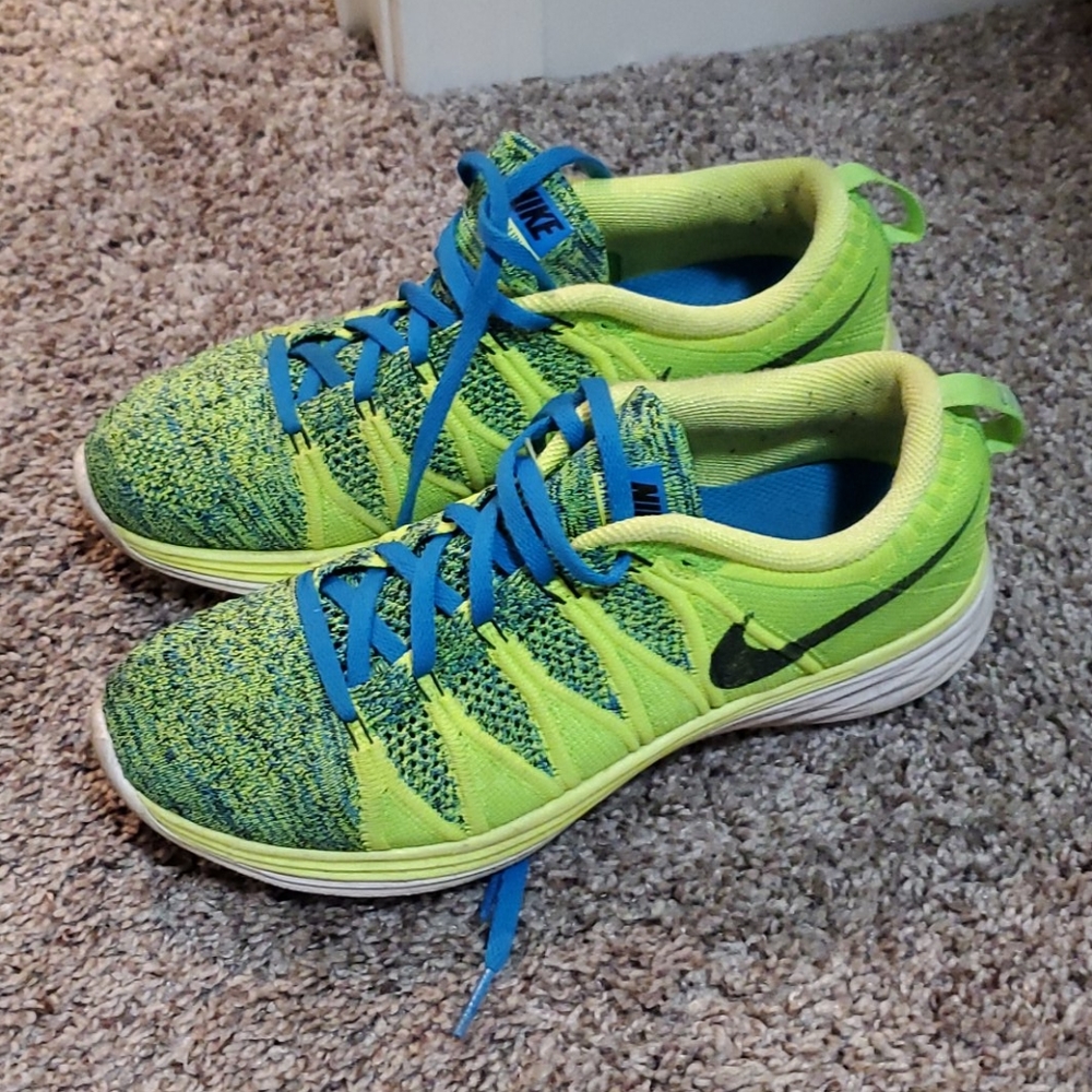Nike Lunar Flyknit 2 Men's Size 6 | Yellow Green